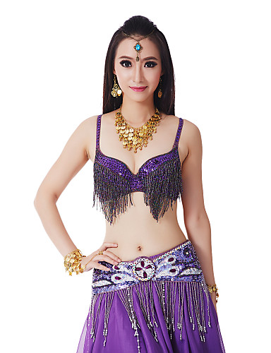 5 pieces Dancewear Polyester Belly Dance Performance Costumes For Women More Colors